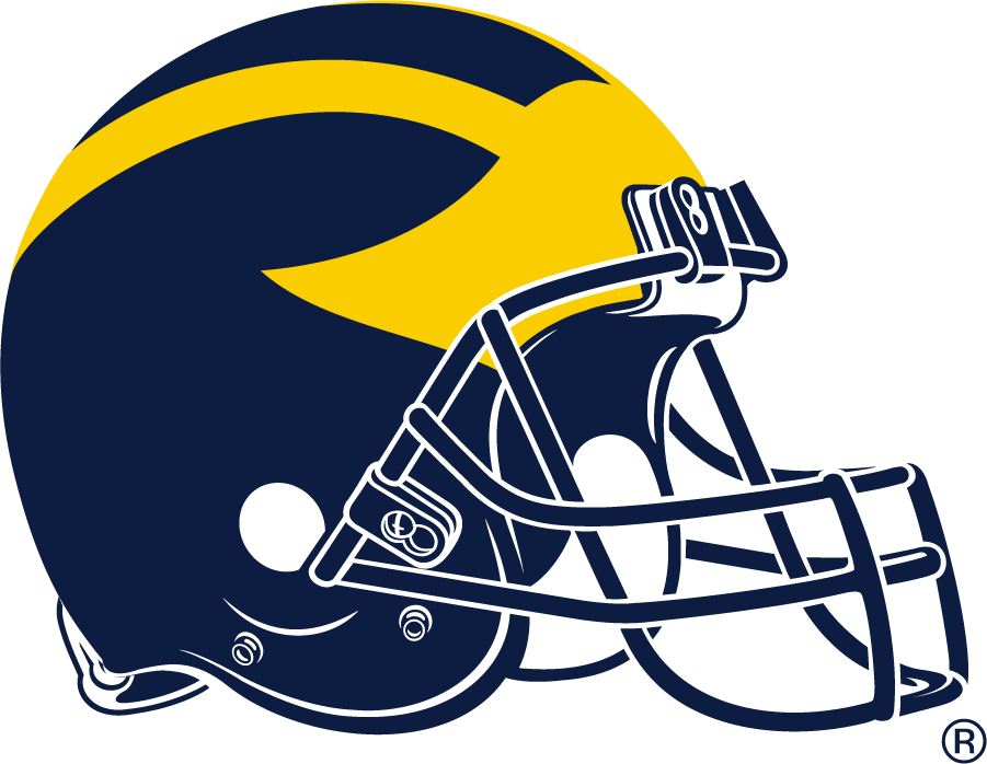 Michigan Wolverines 1994-2015 Helmet Logo iron on transfers for clothing